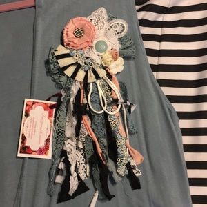 Flower pin... upcycled